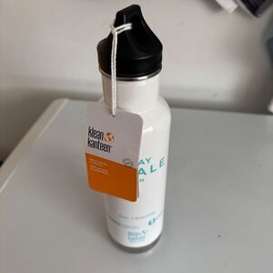 Klean Kanteen White Insulated Classic Water Bottle 20oz 592mL BPA Free